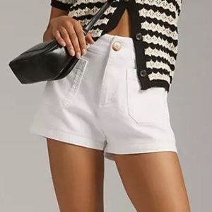 NEW Anthropologie Colette Shorts - Women 26 - White